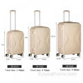 3 pièces Spinner Carry on Suitcase Ensemble